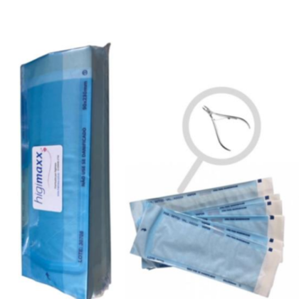 Envelope de esterilização da Zermat com fita autosselante