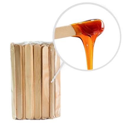 Espátula de madeira para depilação