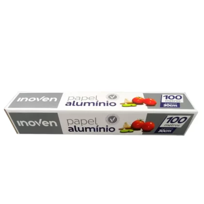 Rolo de papel Alumínio para uso em Mechas - Inoven - 100m