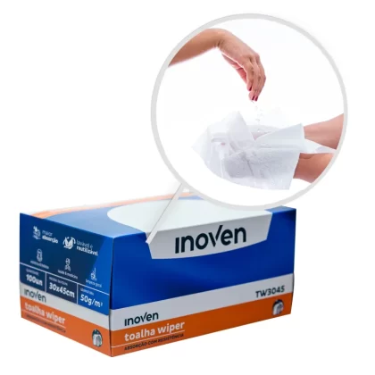 Toalha para Manicure - Wiper - CX 100 Toalhas