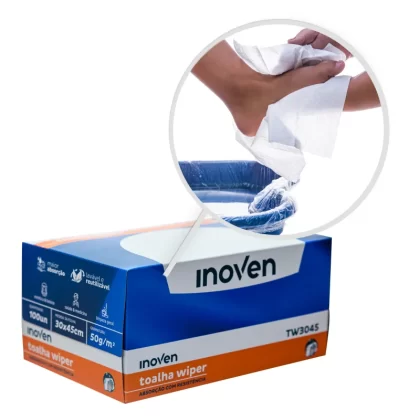 Toalha para Pedicure- Wiper - CX 100 Toalhas