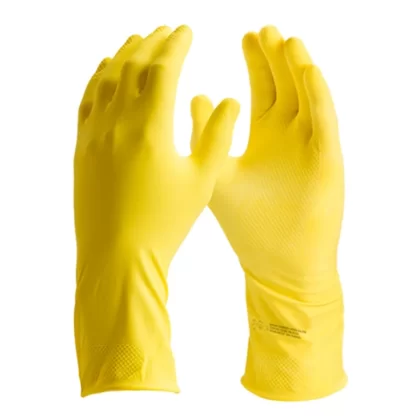 Luva de Borracha Amarela