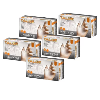 Luva de Vinil Talge com pó